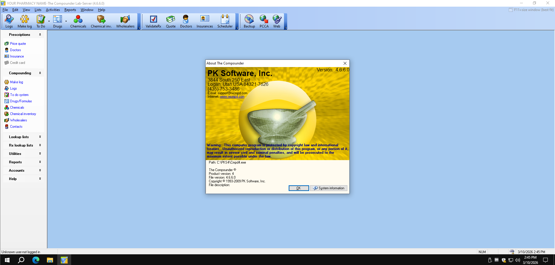 The Compounder Rx 4.6.6.0 crack